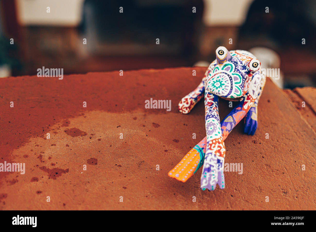 An Alebrije which is a mexican folk art in Oaxaca Stock Photo