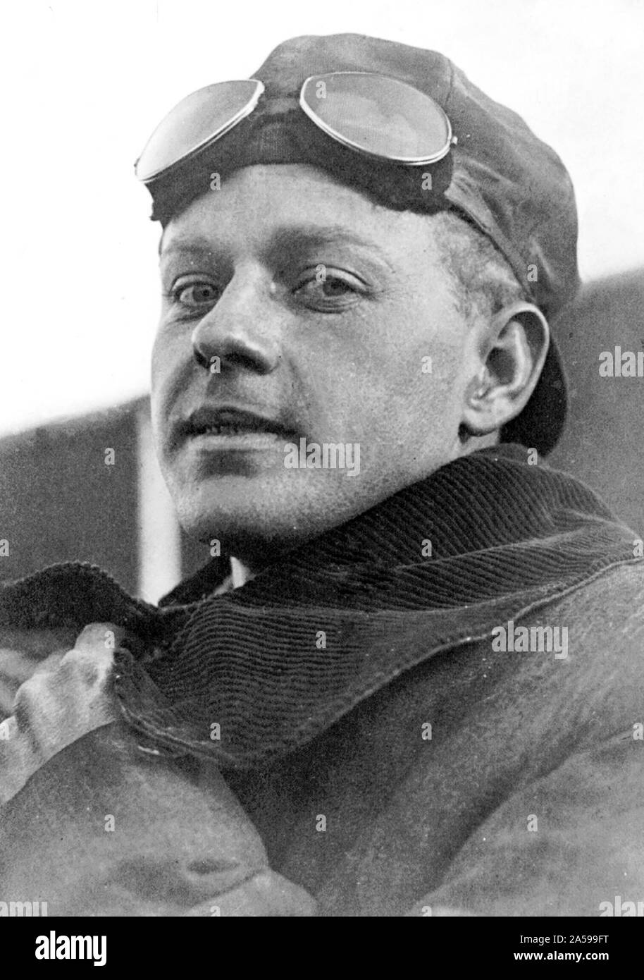 Philip O. Parmalee, aviator of Wright camp 1910 Stock Photo