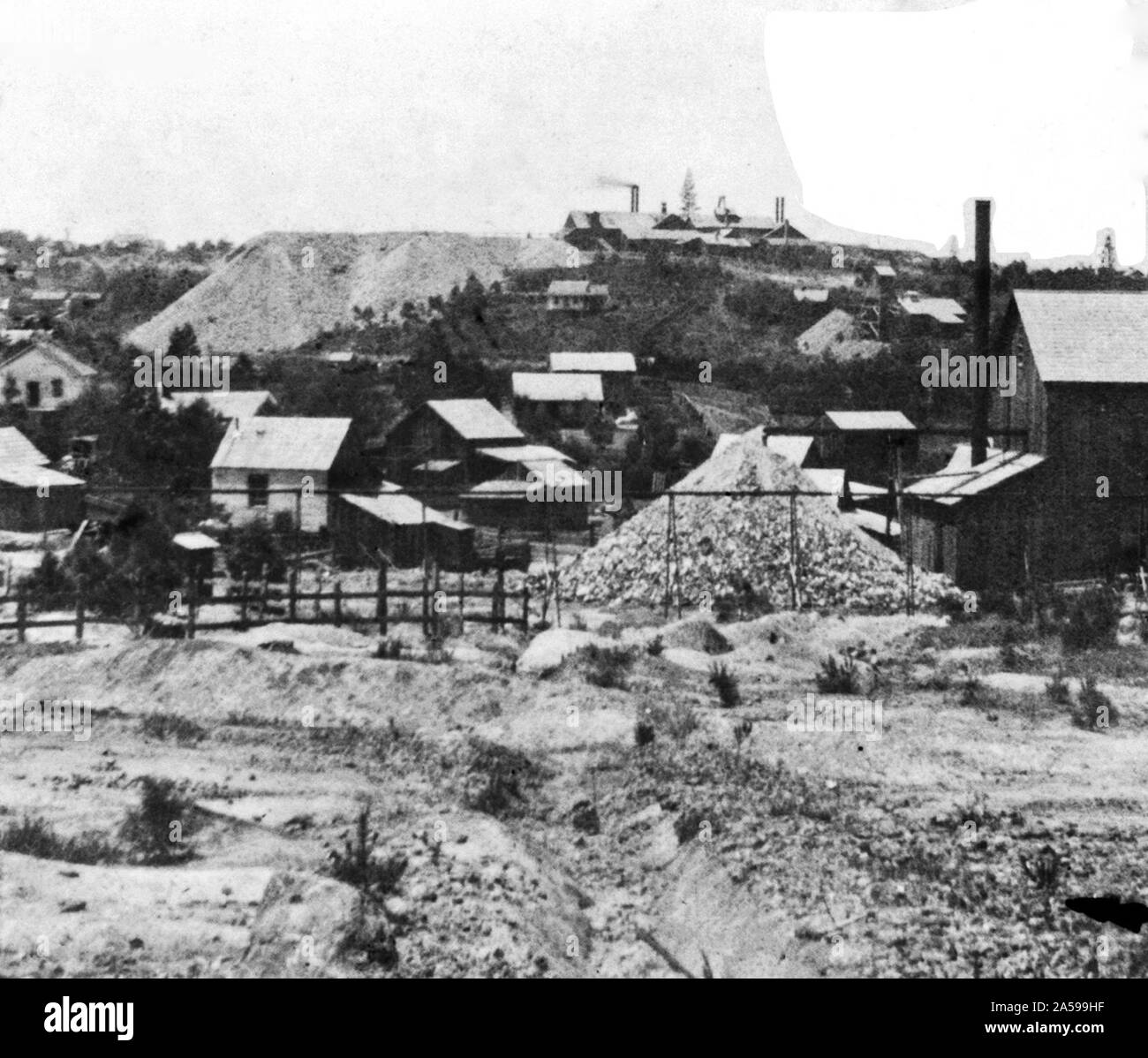 California History Rocky Bar Quartz Mill, Grass Valley, Nevada County