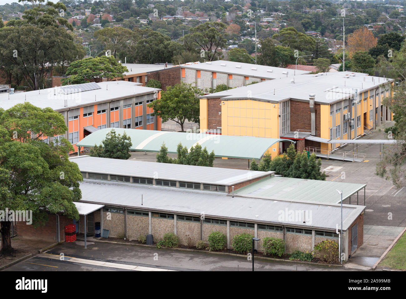 The Forest High School is a co-educational government high school located in Frenchs Forest in Sydney Australia Stock Photo