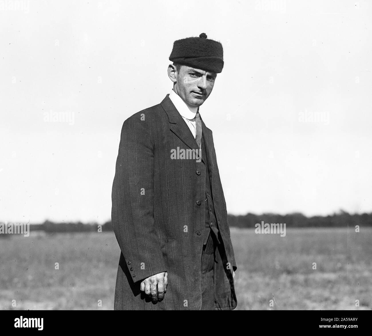 Photo shows Alois Benjamin Saliger (1880-1969), an inventor and businessman ca. 1910-1915 Stock Photo