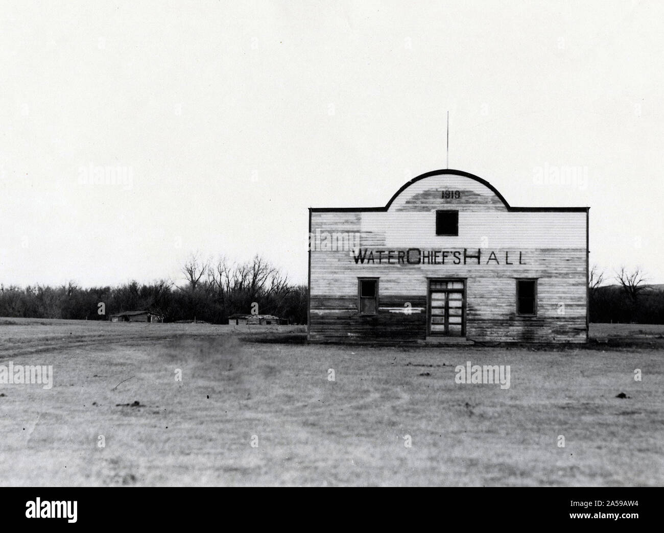 Water Chief's Hall 76 1946 Fort Berthold Agency Stock Photo Alamy