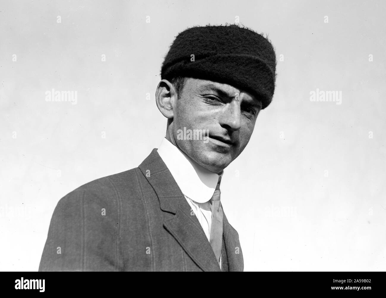 Photo shows Alois Benjamin Saliger (1880-1969), an inventor and businessman.  ca. 1910-1915 Stock Photo