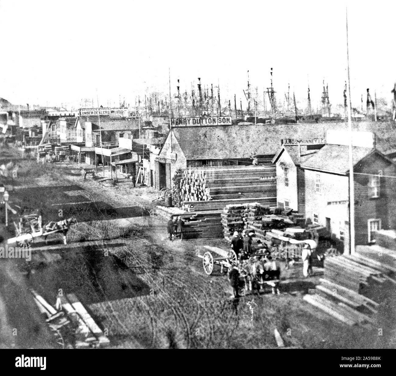 Stewart street wharf 1800s hires stock photography and images Alamy