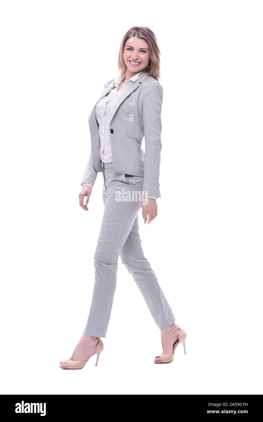 Dynamic business woman Cut Out Stock Images & Pictures - Alamy