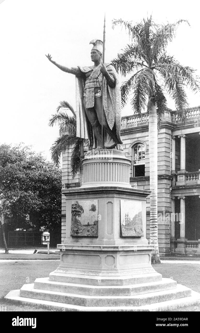 King kamehameha the great Black and White Stock Photos & Images - Alamy
