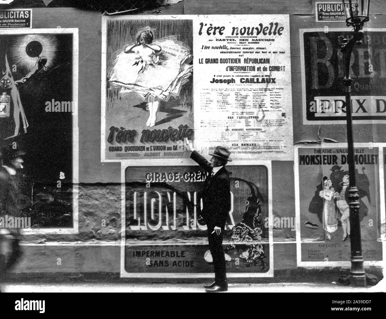 Paris France maybe 1922 Stock Photo