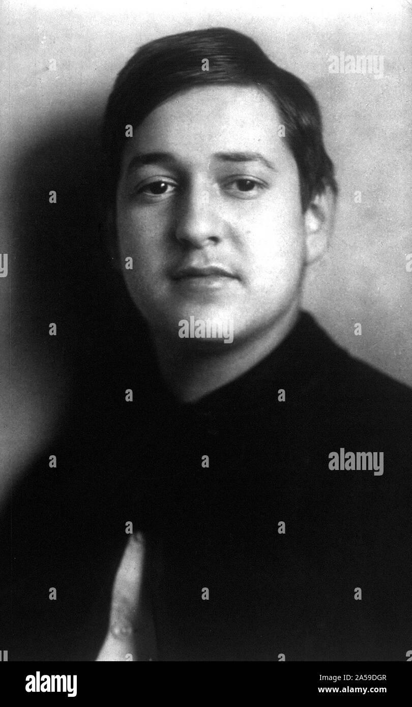 Erich Wolfgang Korngold, 1897-1957, bust portrait Stock Photo