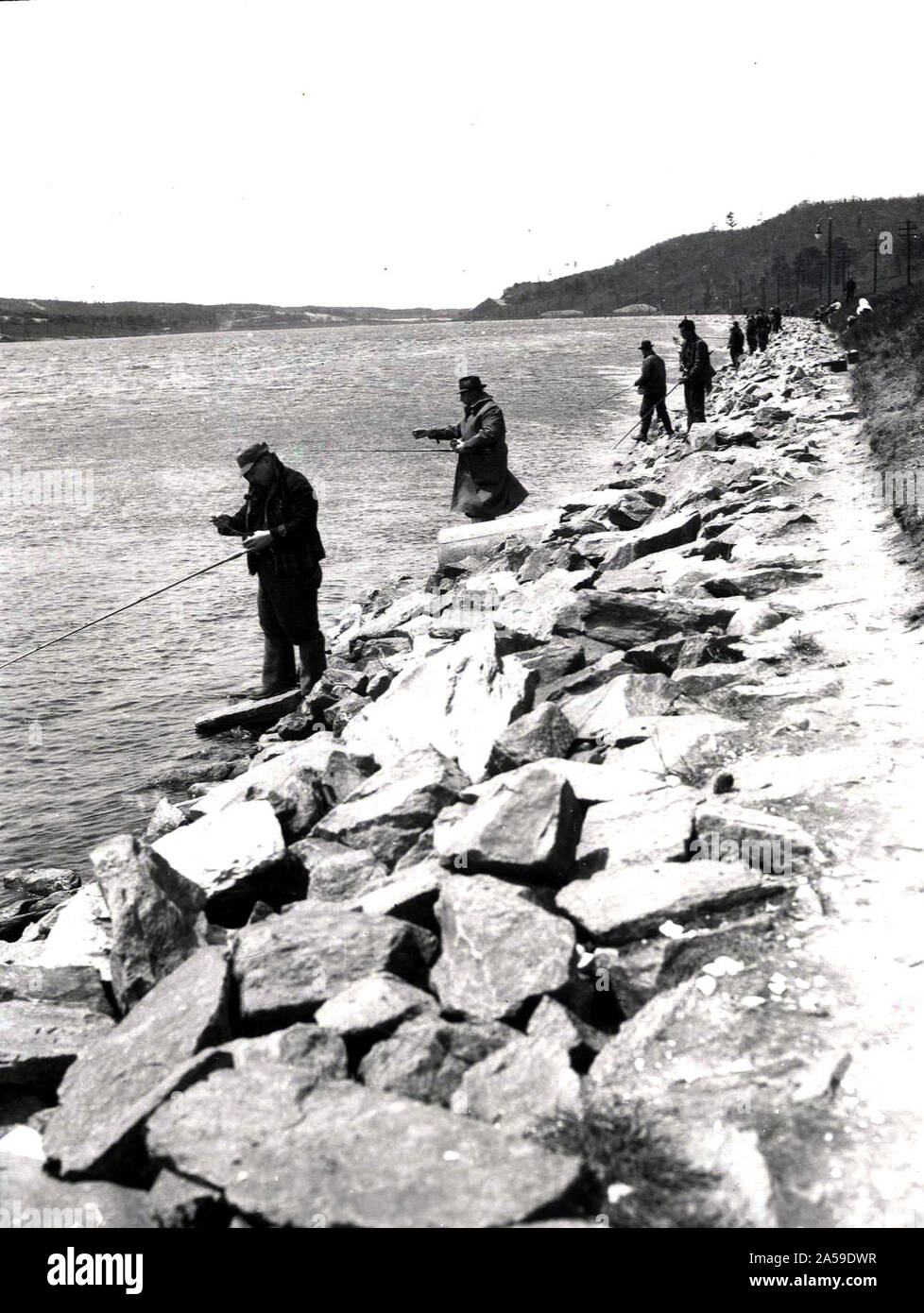 1940s cape cod canal fishing hi-res stock photography and images