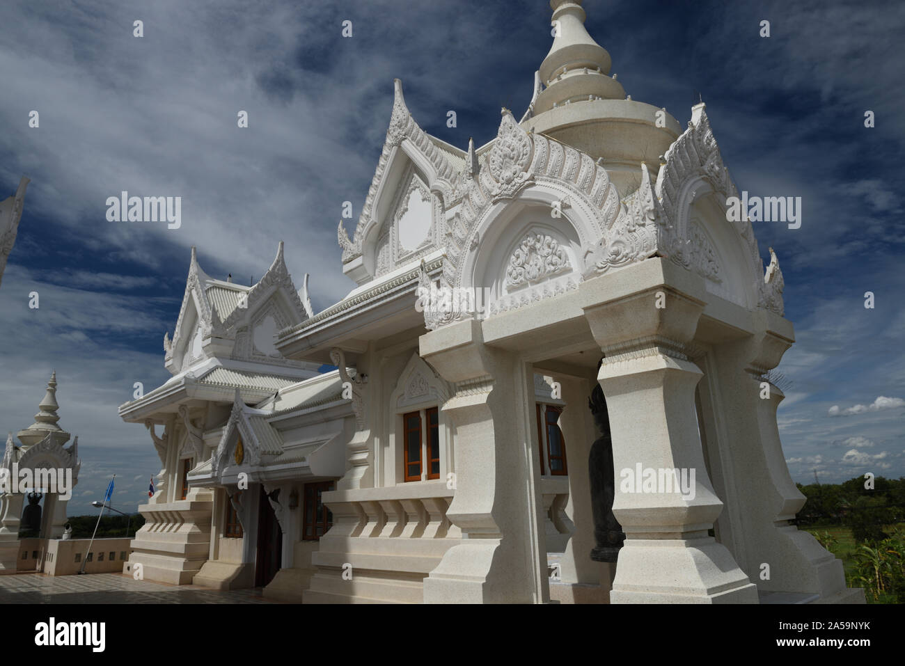 Wat Tako, Don Ya Nang, Ayutthaya Province, Thailand Stock Photo