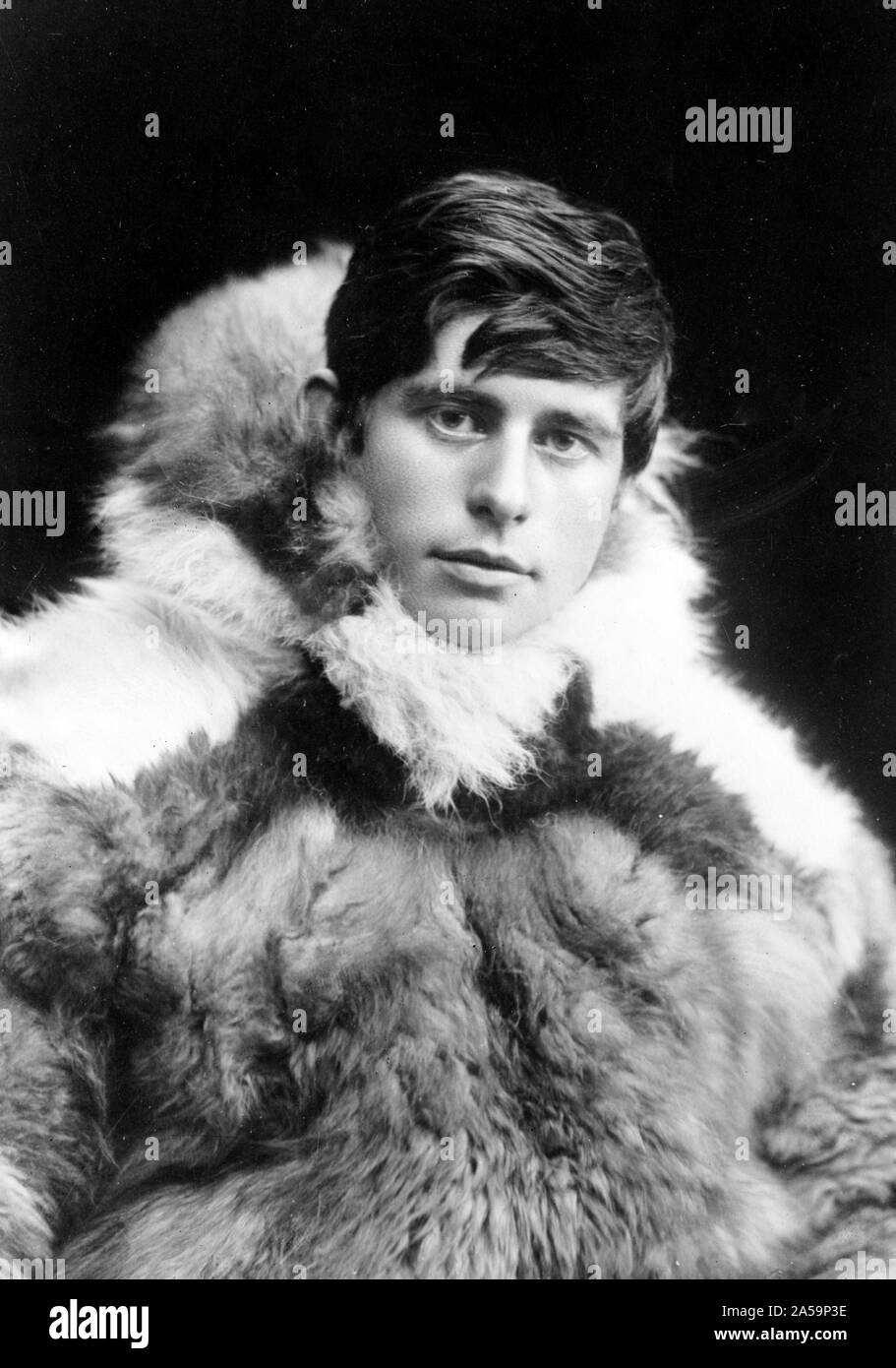 Knud Rasmussen fur coat Stock Photo