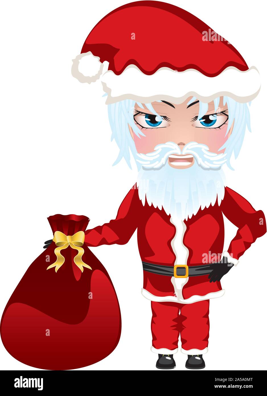 Cartoon Santa Claus with big red sack full of gifts Stock Vector Image & Art - Alamy Cartoon Santa Claus with big red sack full of gifts Stock Vector Image & Art - Alamy