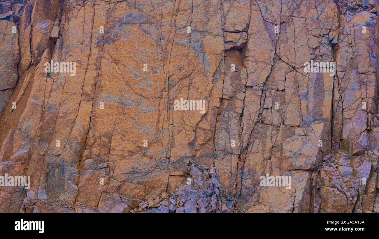 Northern granite texture. Stone background. Stock Photo