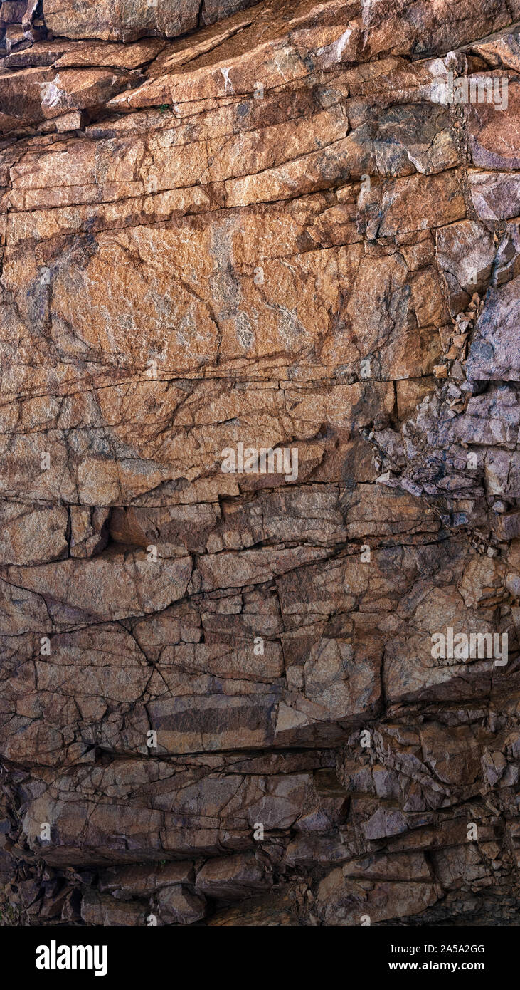 Northern granite texture. Stone background. Stock Photo
