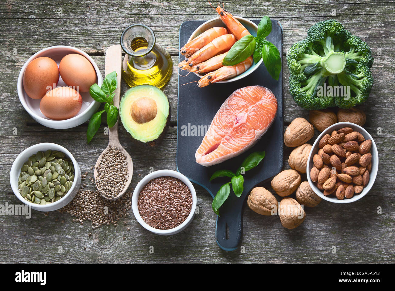 Food sources of omega 3 and healthy fats. Foods high in fatty acids
