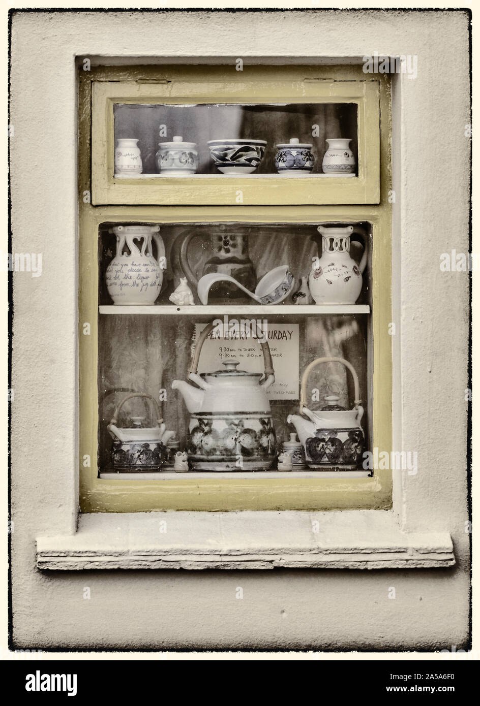 Ceramic shop, England, UK Stock Photo Alamy