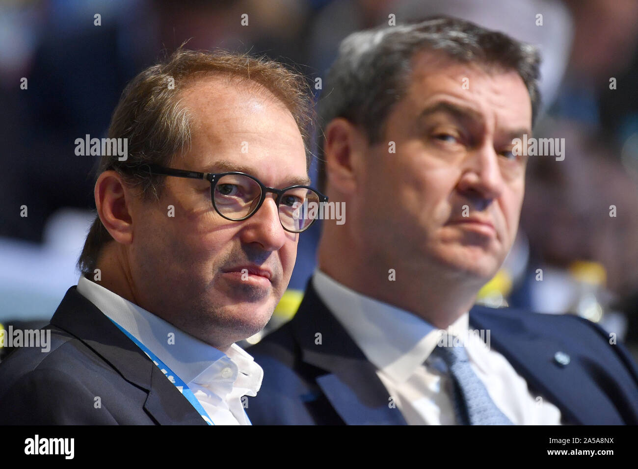 from left: Alexander DOBRINDT, Markus SOEDER (Prime Minister of Bavaria ...