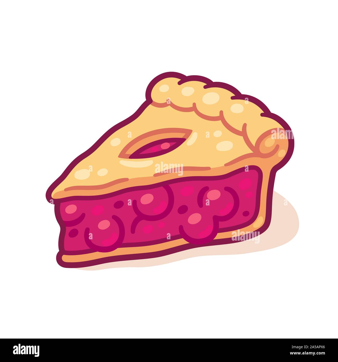 Pie illustration hi-res stock photography and images - Alamy