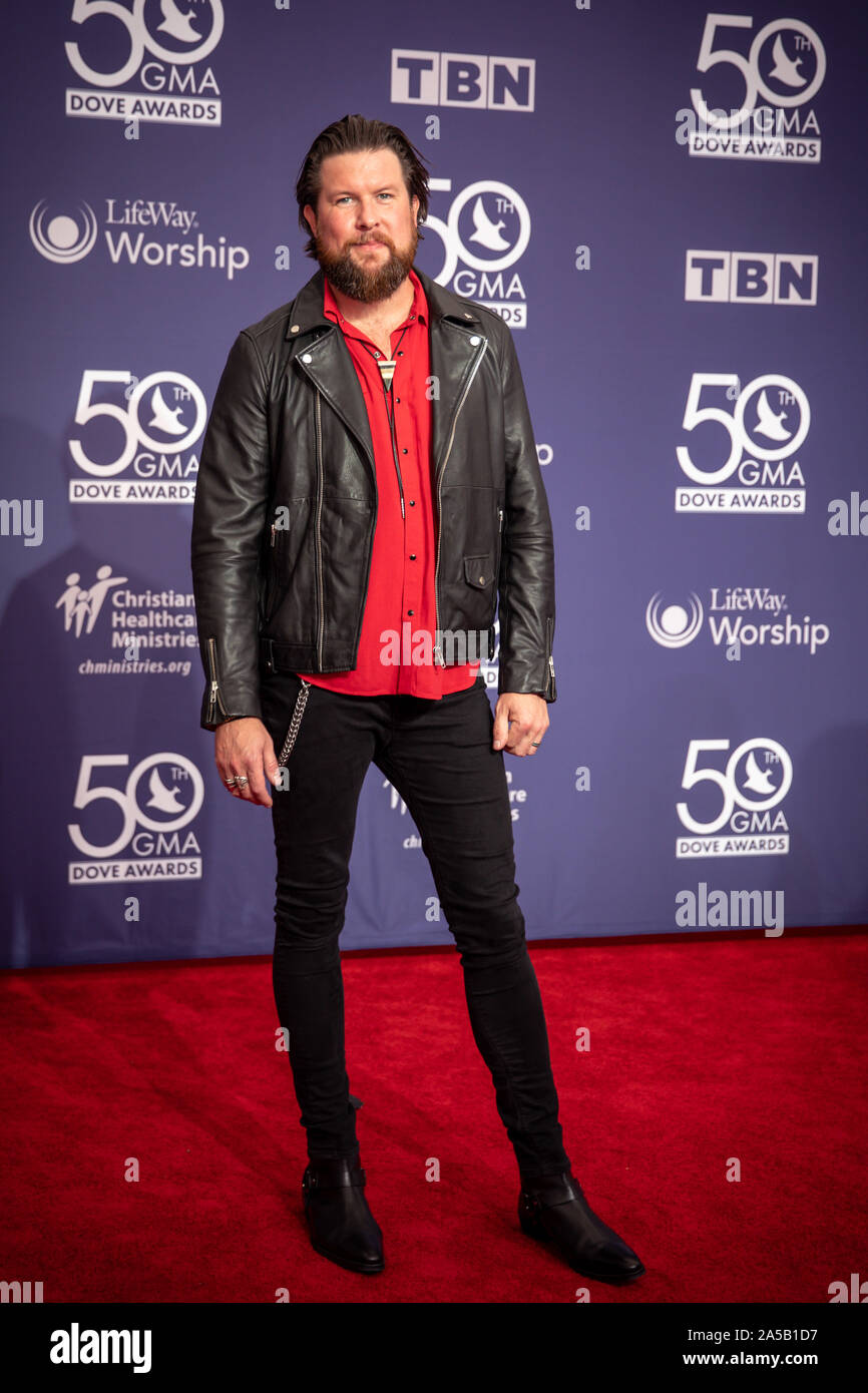 October 15, 2019, Nashville, Tennessee, USA Zach Williams on the