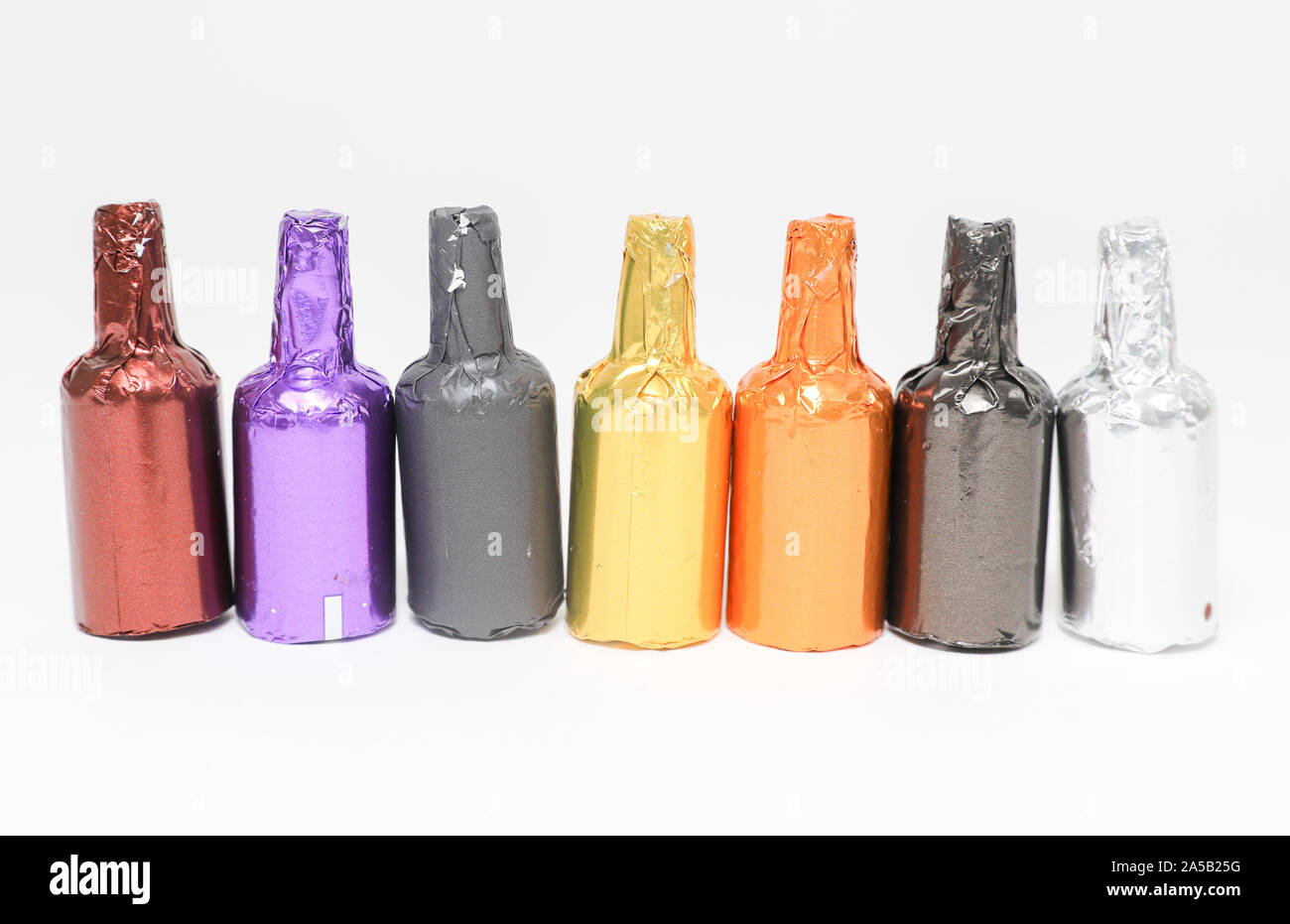 Liquor Filled Chocolate Bottles Image Stock Photo Alamy