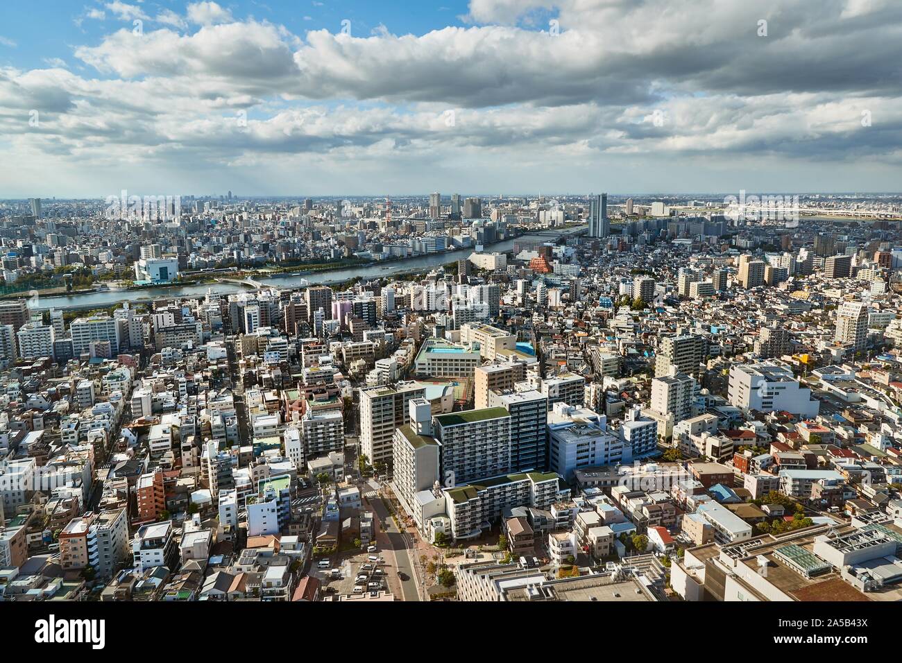 Tokyo Residential District Stock Photo
