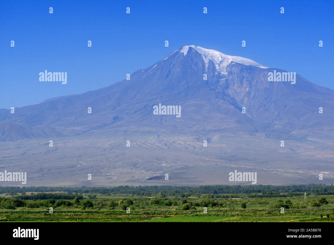 Armenia: holy mountain Big Ararat Stock Photo