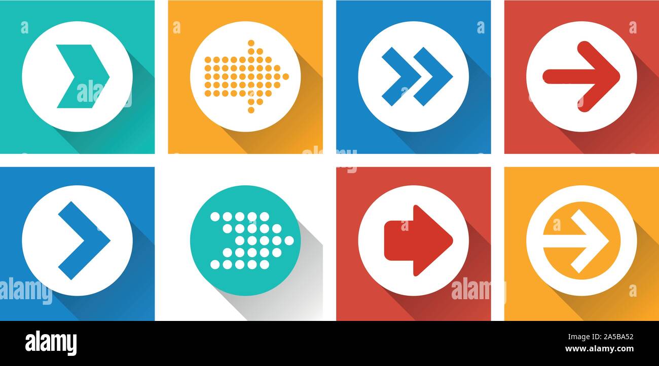 vector arrow icons Stock Vector