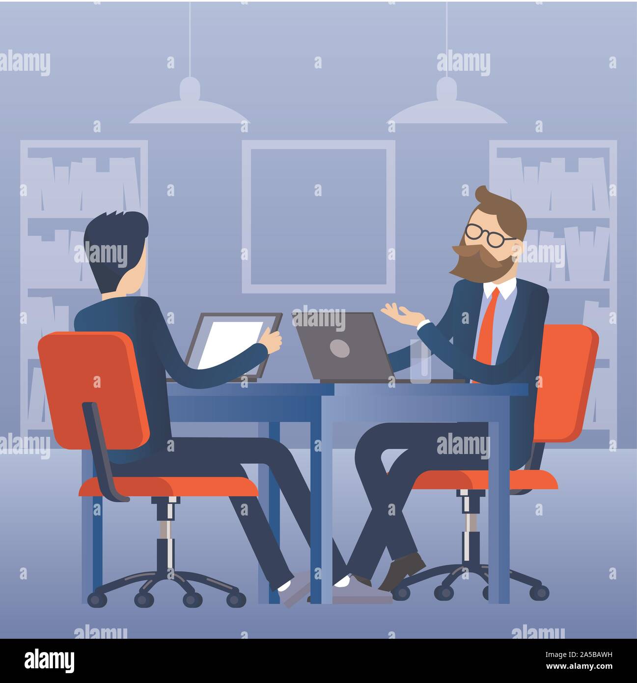 business process concept Stock Vector