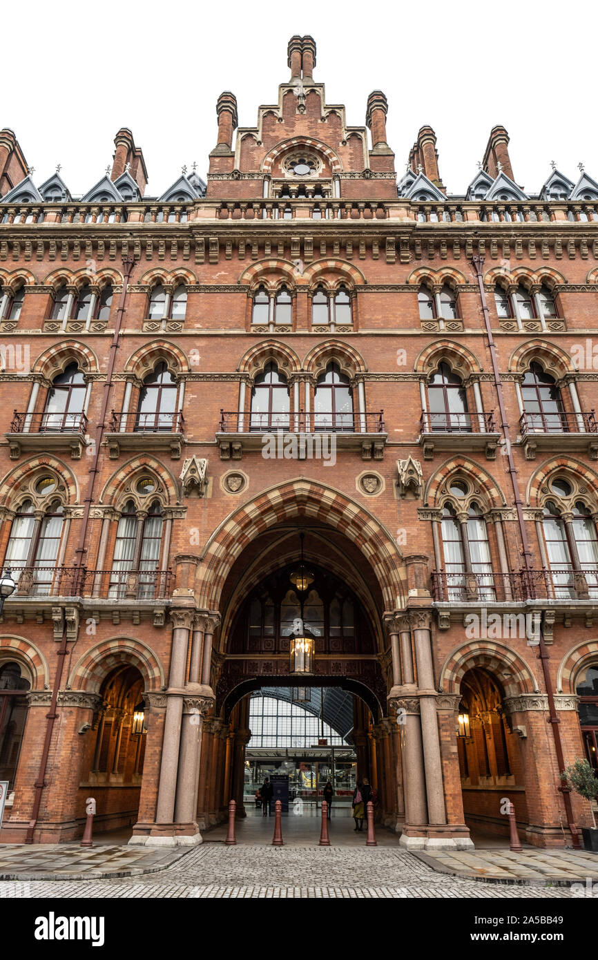 St Pancras Station, London, UK Stock Photo