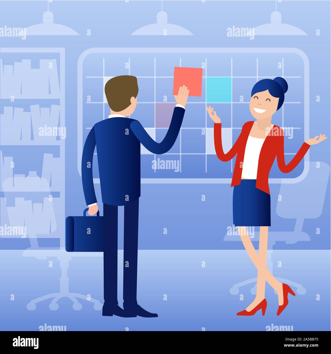 business process concept Stock Vector