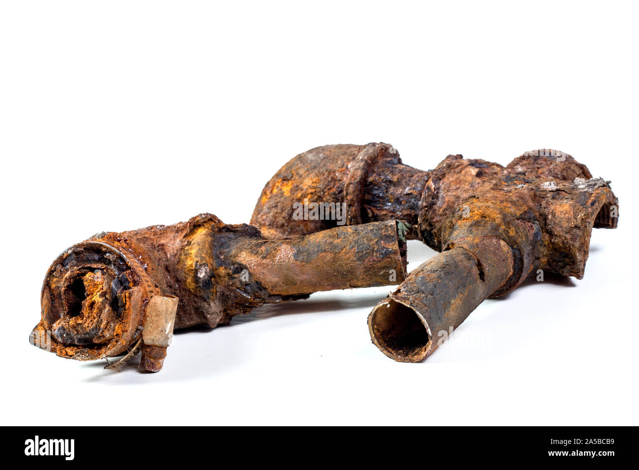 Corroded pipes Cut Out Stock Images & Pictures - Alamy