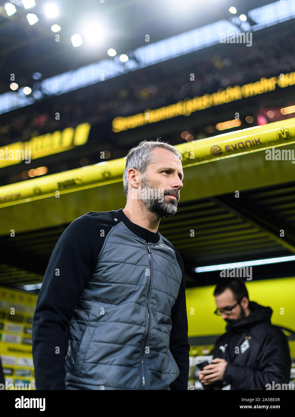 Dortmund Germany 19th Oct 2019 Coach Marco Rose Borussia Monchengladbach Borussia Dortmund Borussia Monchengladbach 19 10 2019 Football Soccer 1st Division Borussia Dortmund Vs Borussia Monchengladbach Location Oct 19 2019 Dfl