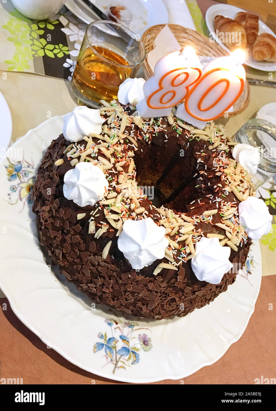 80th Birthday Cake High Resolution Stock Photography And Images Alamy
