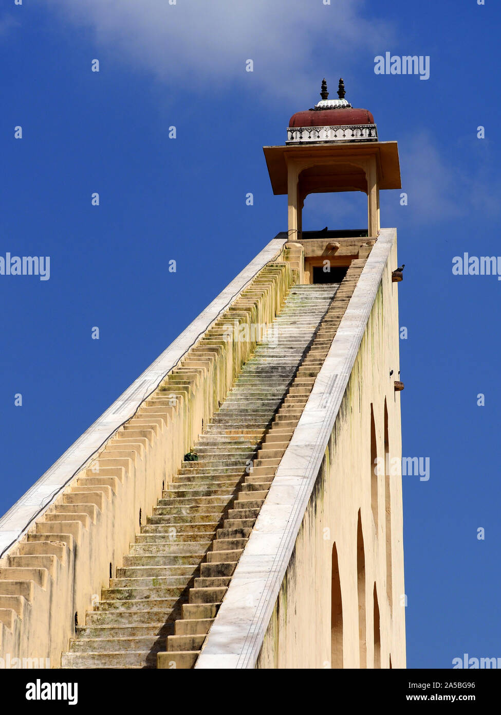 The Jantar Mantar Astronomical Observatory in Jaipur, Rajasthan, India. Stock Photo