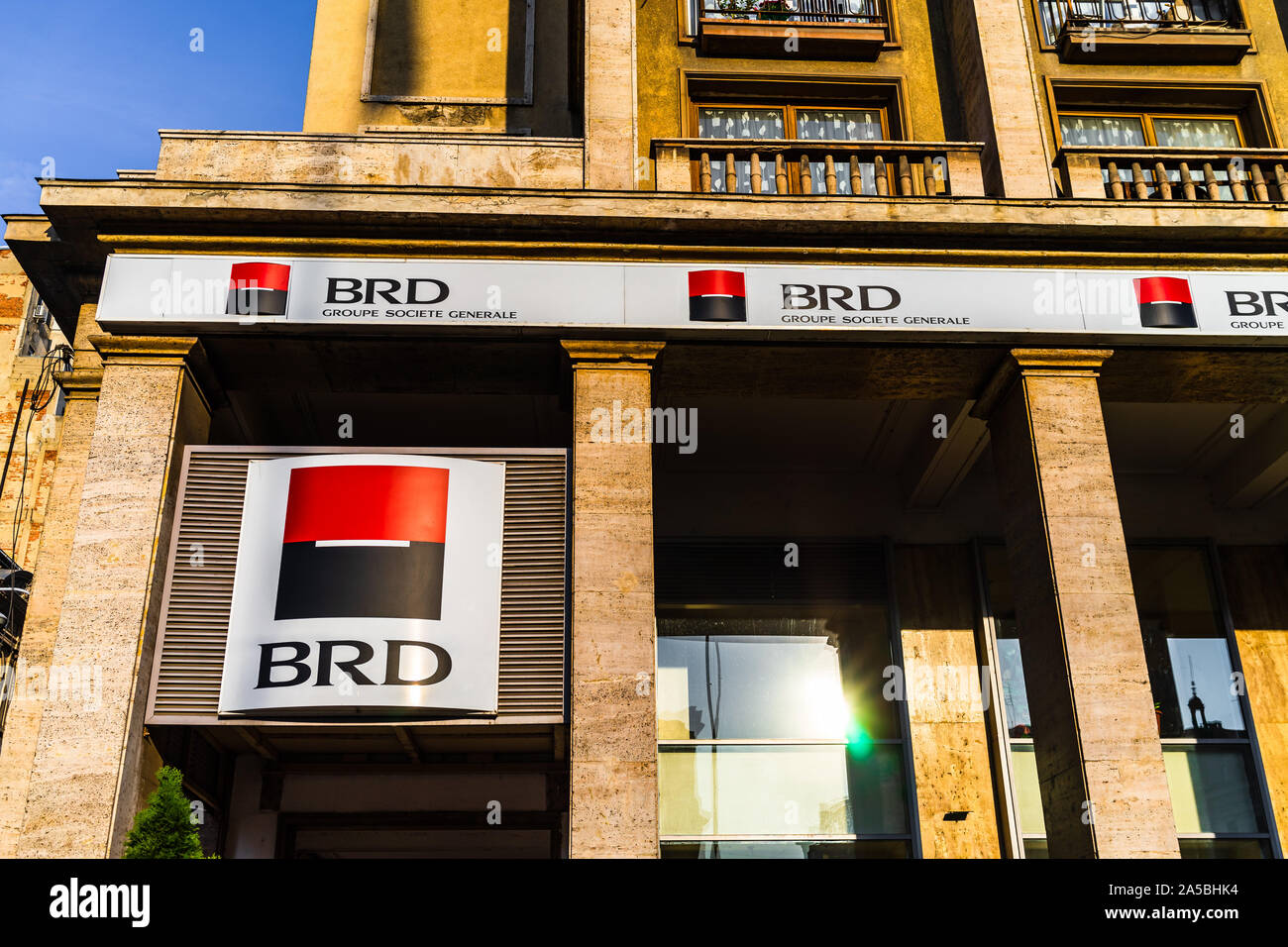 BRD Bank of Societe Generale group branch in Bucharest, Romania, 2019 Stock  Photo - Alamy