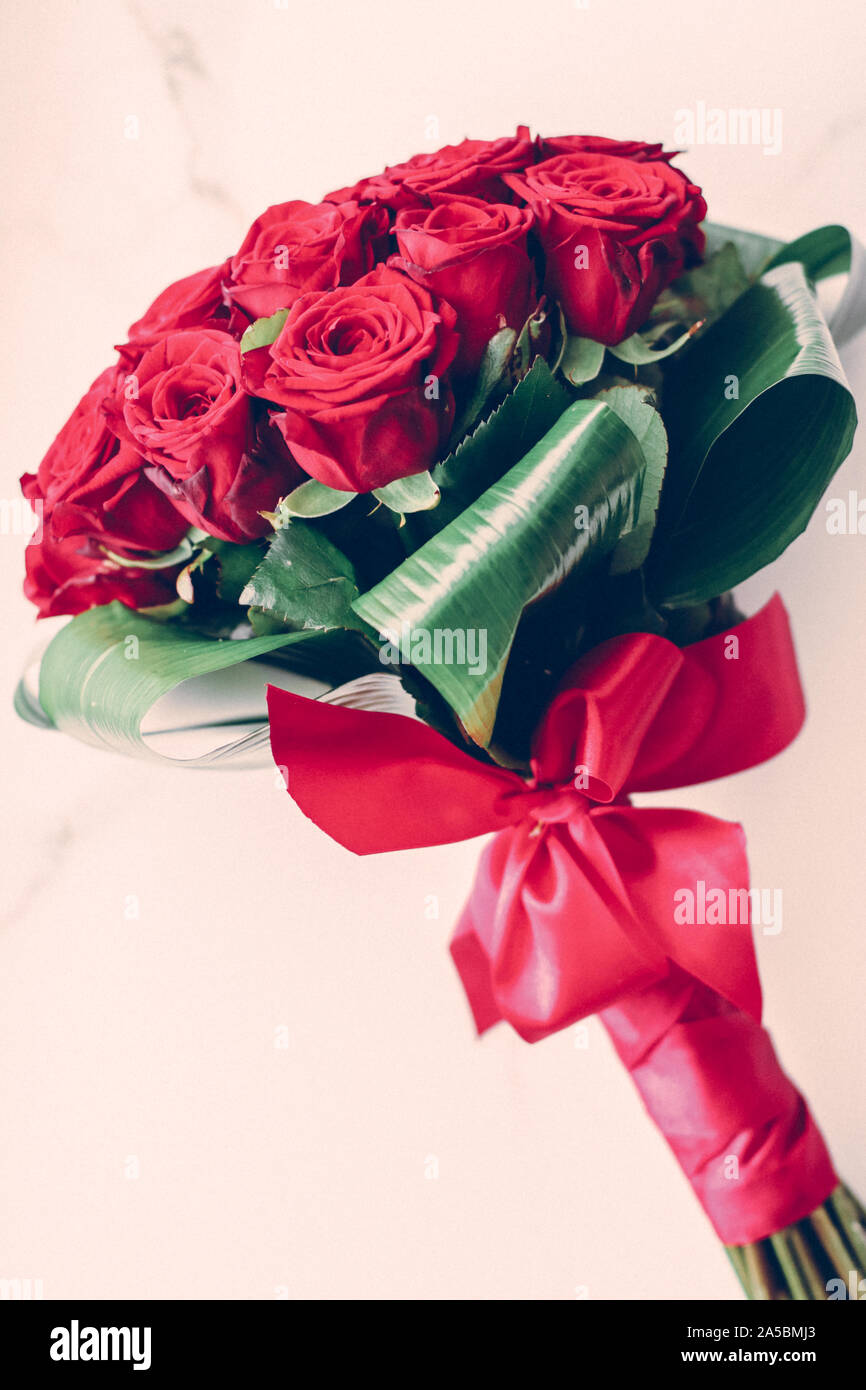 Gift for her, romantic relationship and floral design concept ...