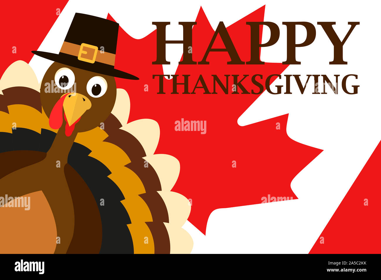 Happy Thanksgiving Celebration Design. Vector Illustration Stock Photo ...