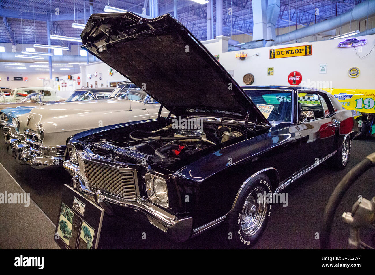 Punta Gorda, Florida, USA October 13, 2019 Black 1971 Chevrolet