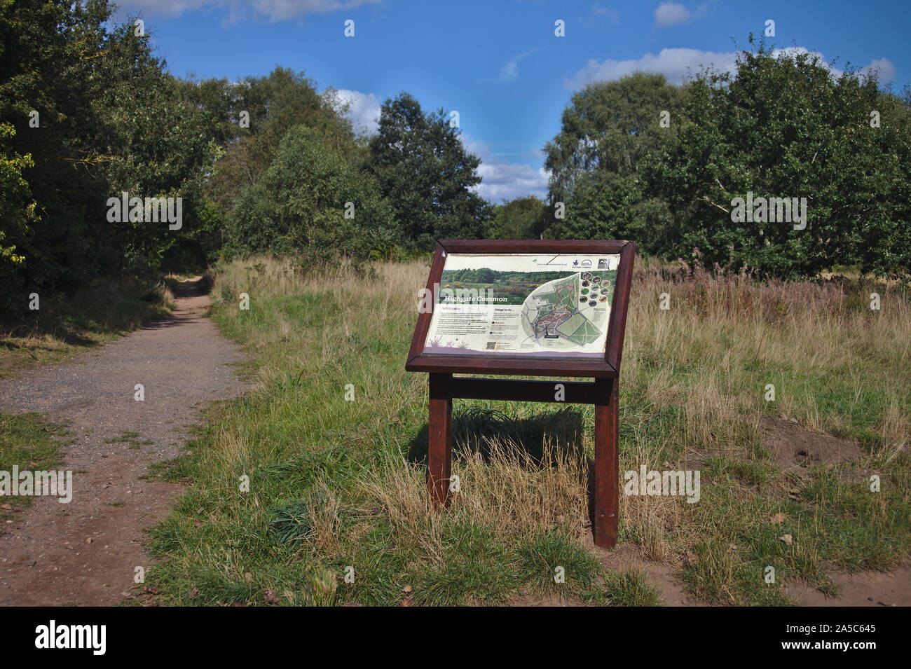 Highgate Common. Staffordshire Wildlife Trust Reserve. UK Stock Photo