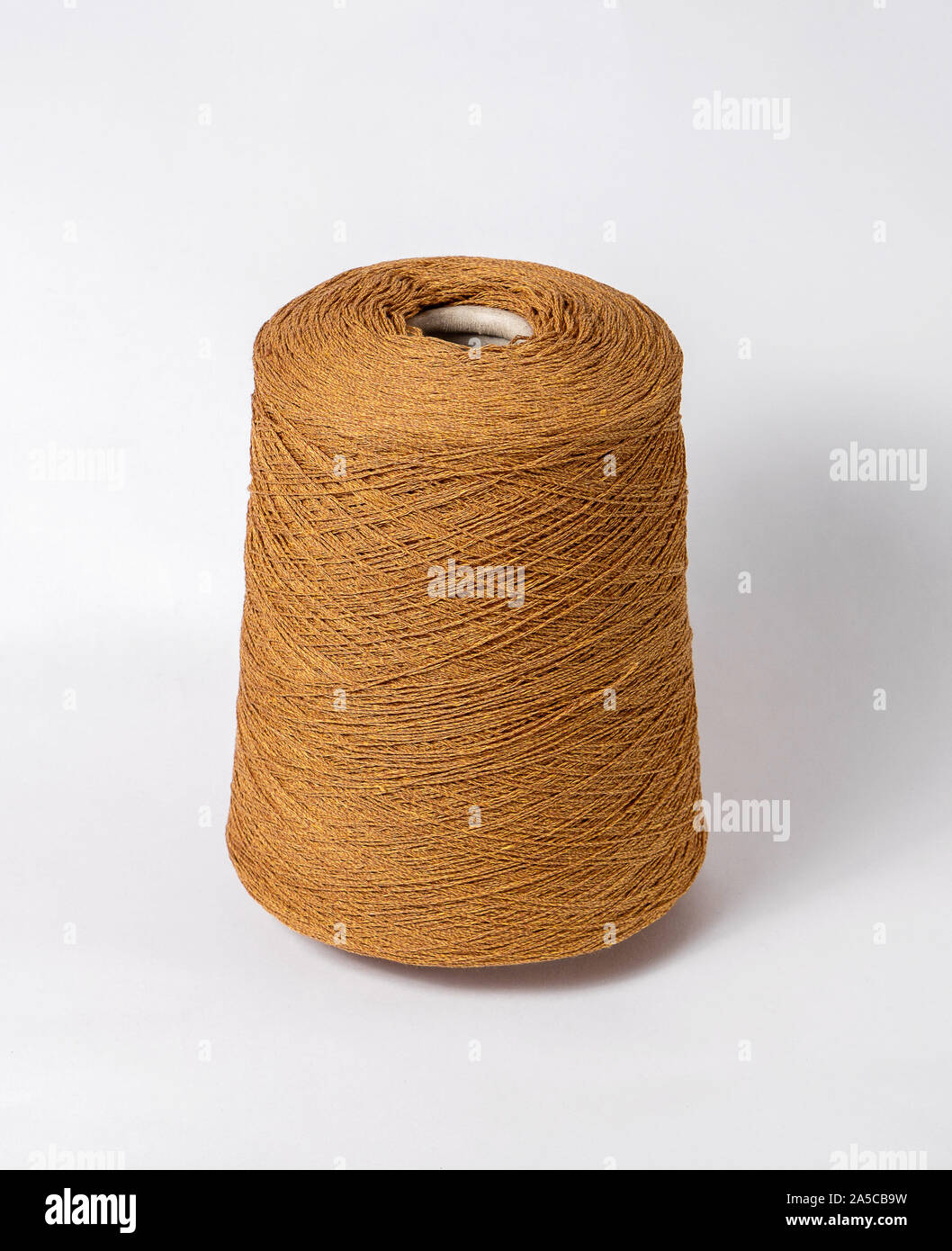 Cotton yarn on bobbin in a Simplex machi, Stock Video