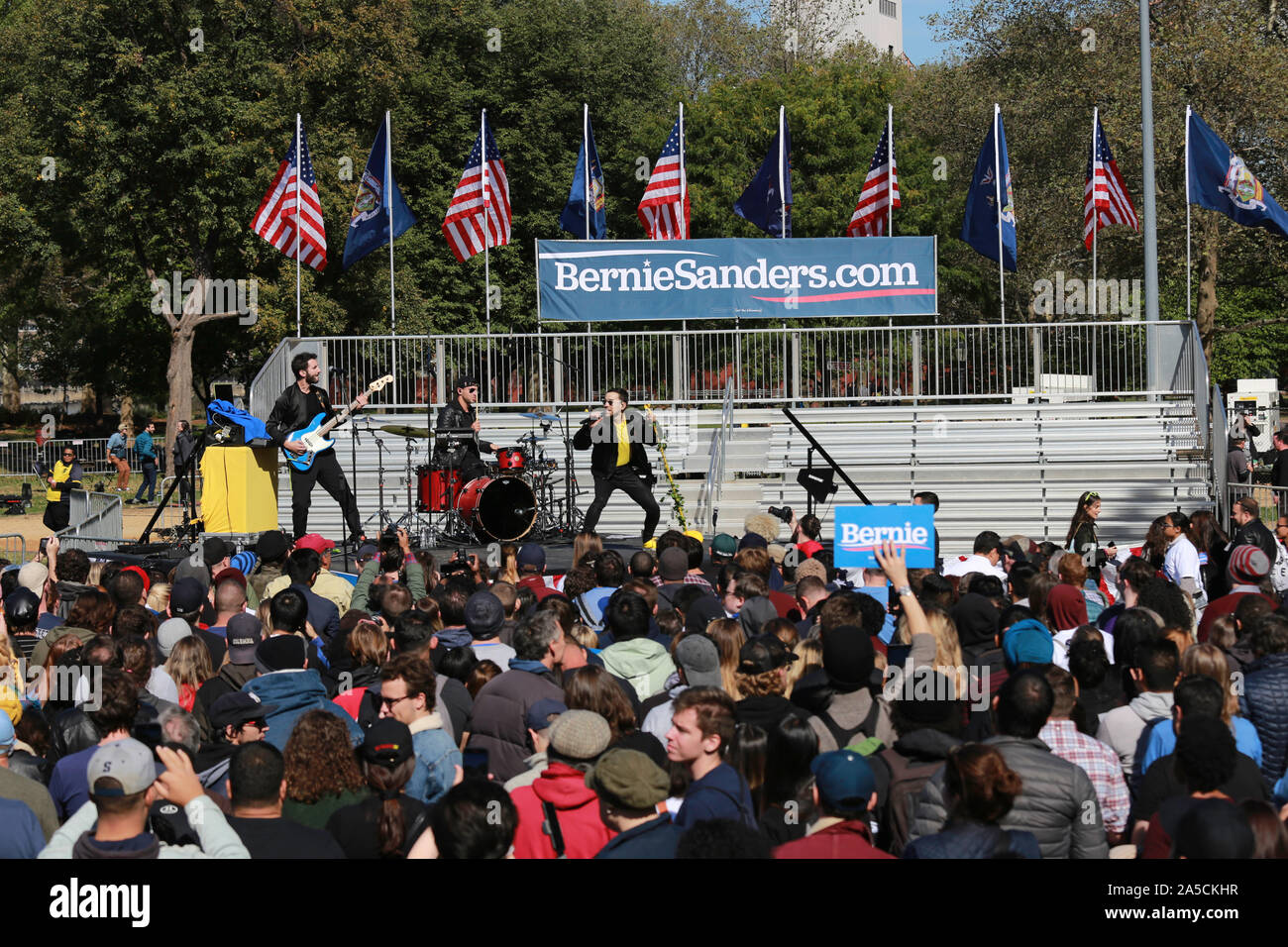 Queensbridge Park, Queens, New York, USA - October 19, 2019: huge ...