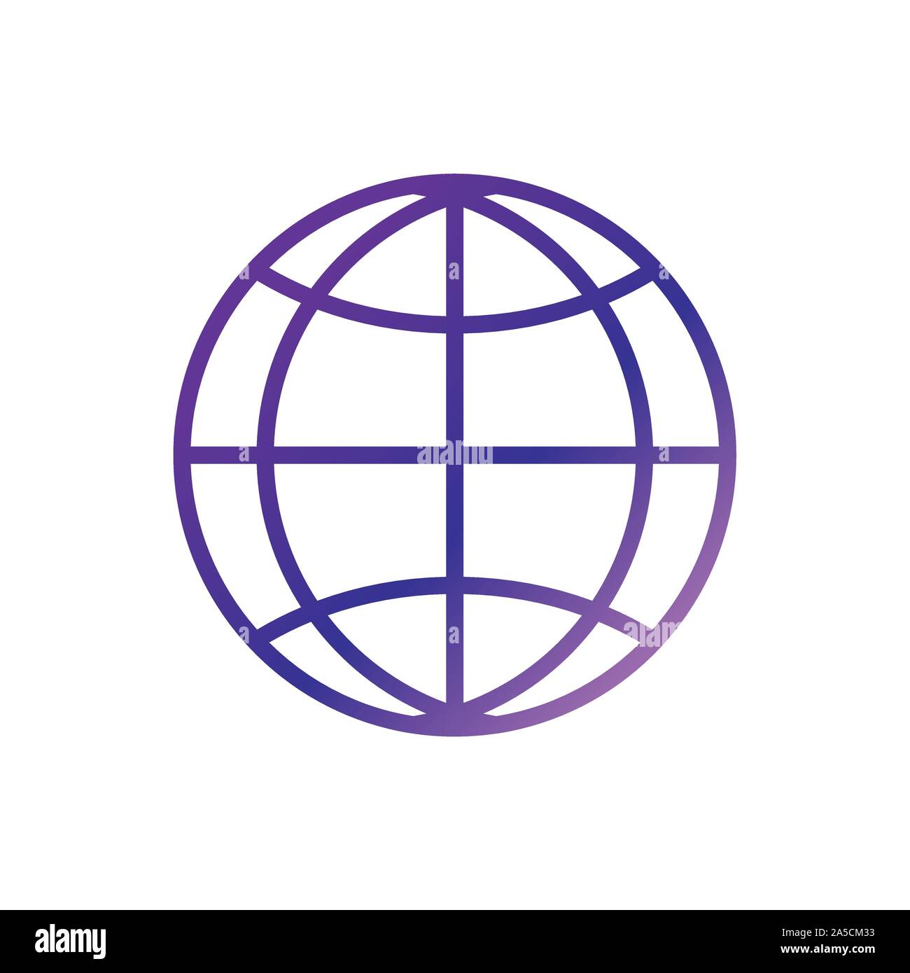 world map charity help donation - World Map Charity Help Donation Gradient Line Vector Illustration 2A5CM33 