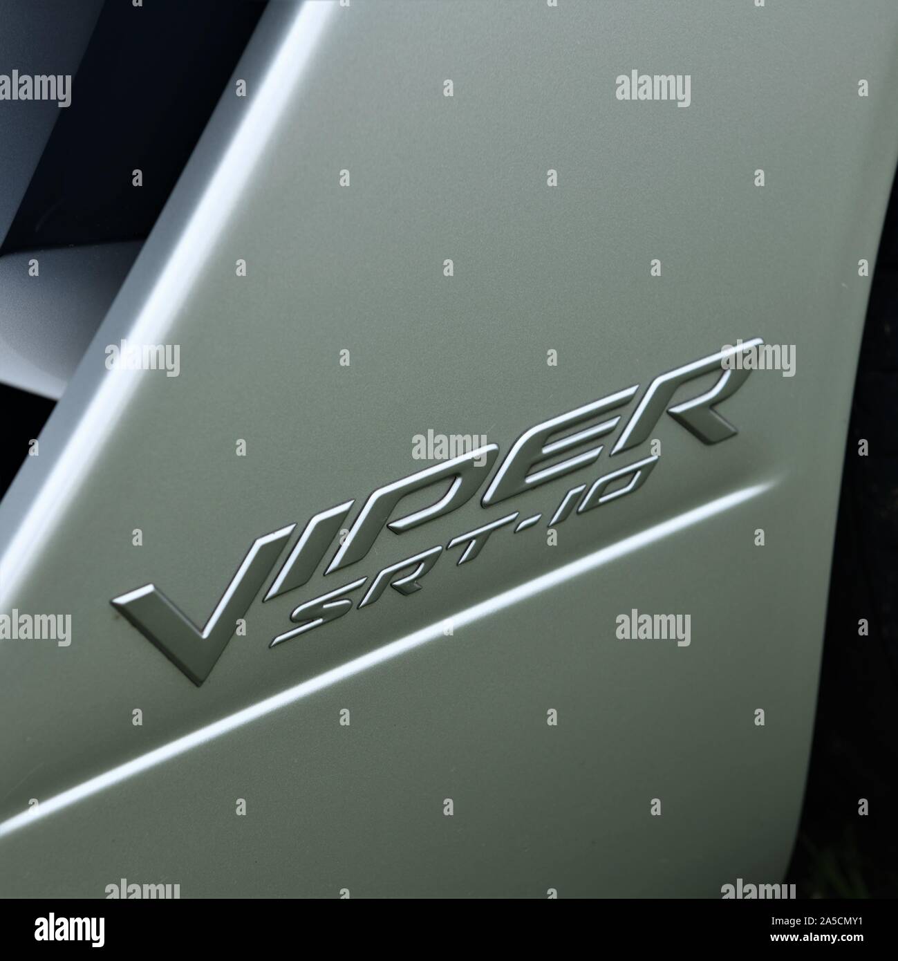 Dodge Viper Logo. Stock Photo