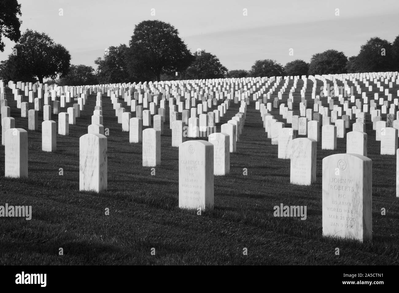Wood National Cemetery Stock Photo Alamy