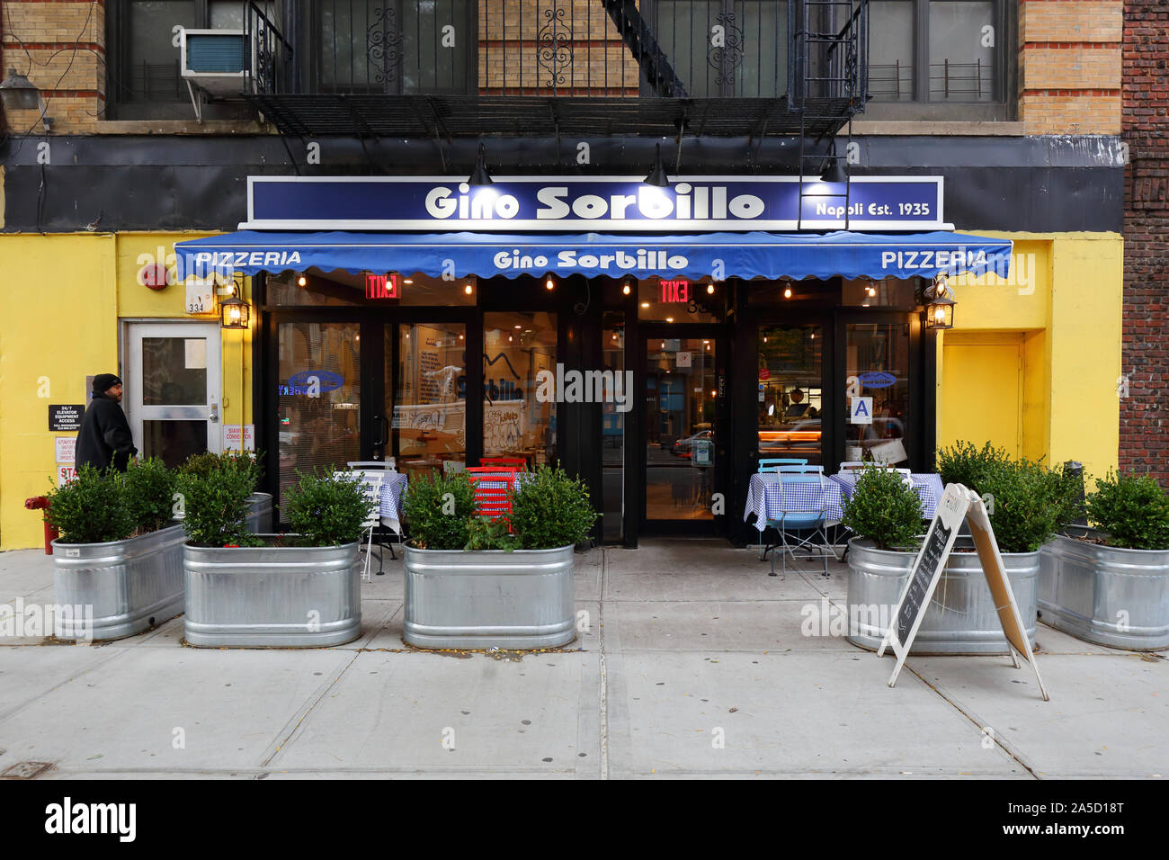 [historical storefront] Sorbillo Pizzeria, 334 Bowery, New York, NYC