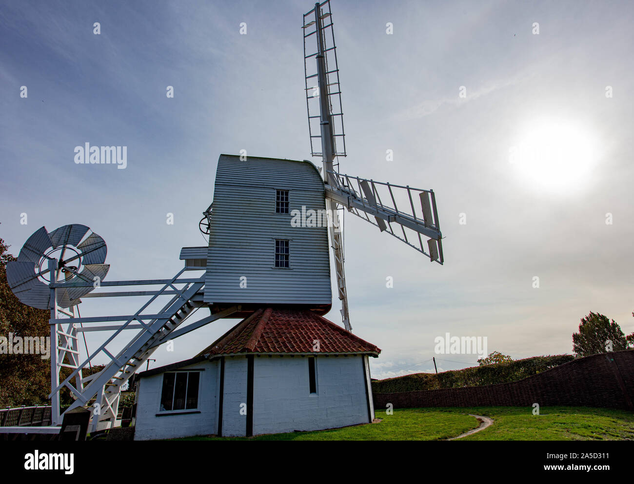 The Post Mill at Thorpeness Suffolk Stock Photo