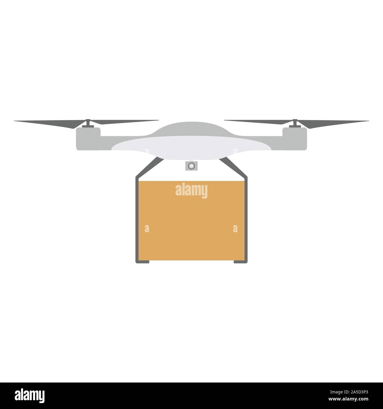 Delivery icon quadrocopter. flat vector illustration isolate on a white background. easy to use Stock Vector