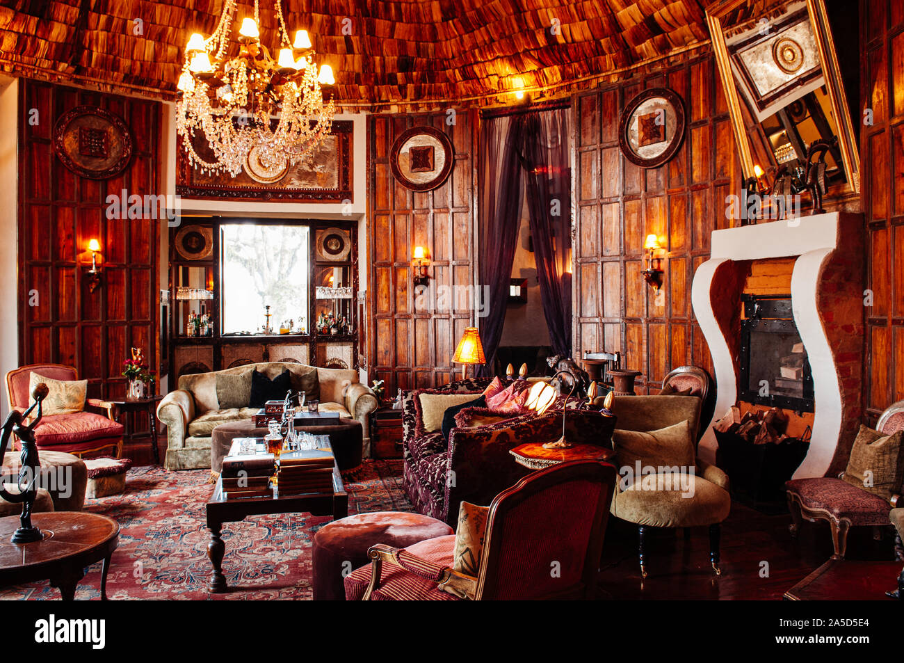 African Style Interior Design High Resolution Stock Photography