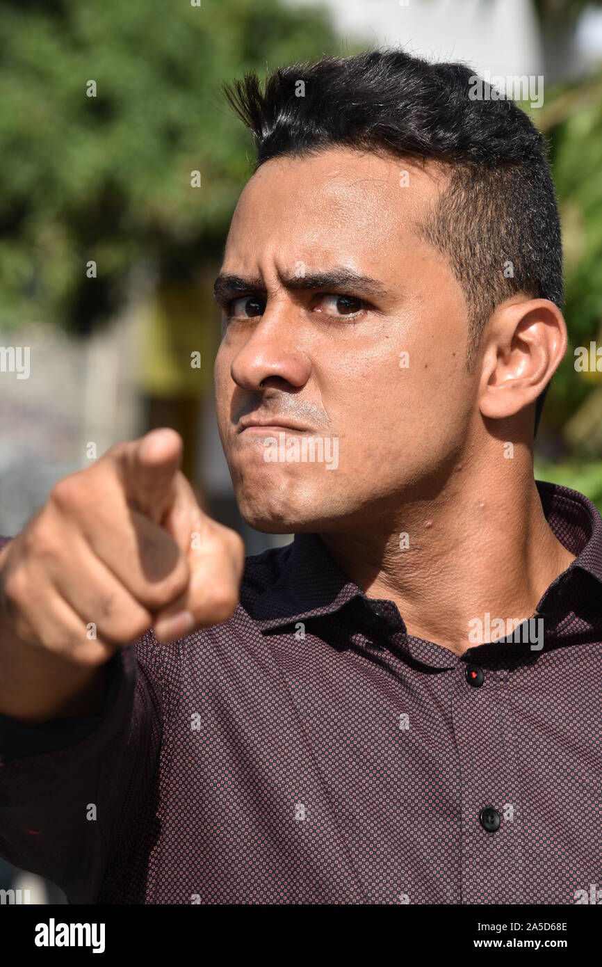 Angry adult male hi-res stock photography and images - Alamy