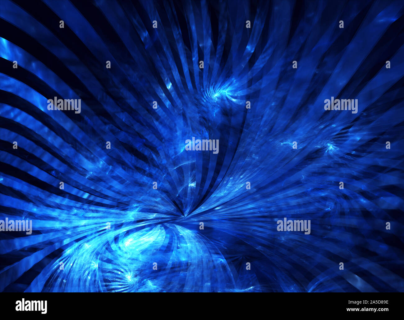 Dynamic curves ands blur pattern. Fractal graphics. Science and technology concept. Stock Photo